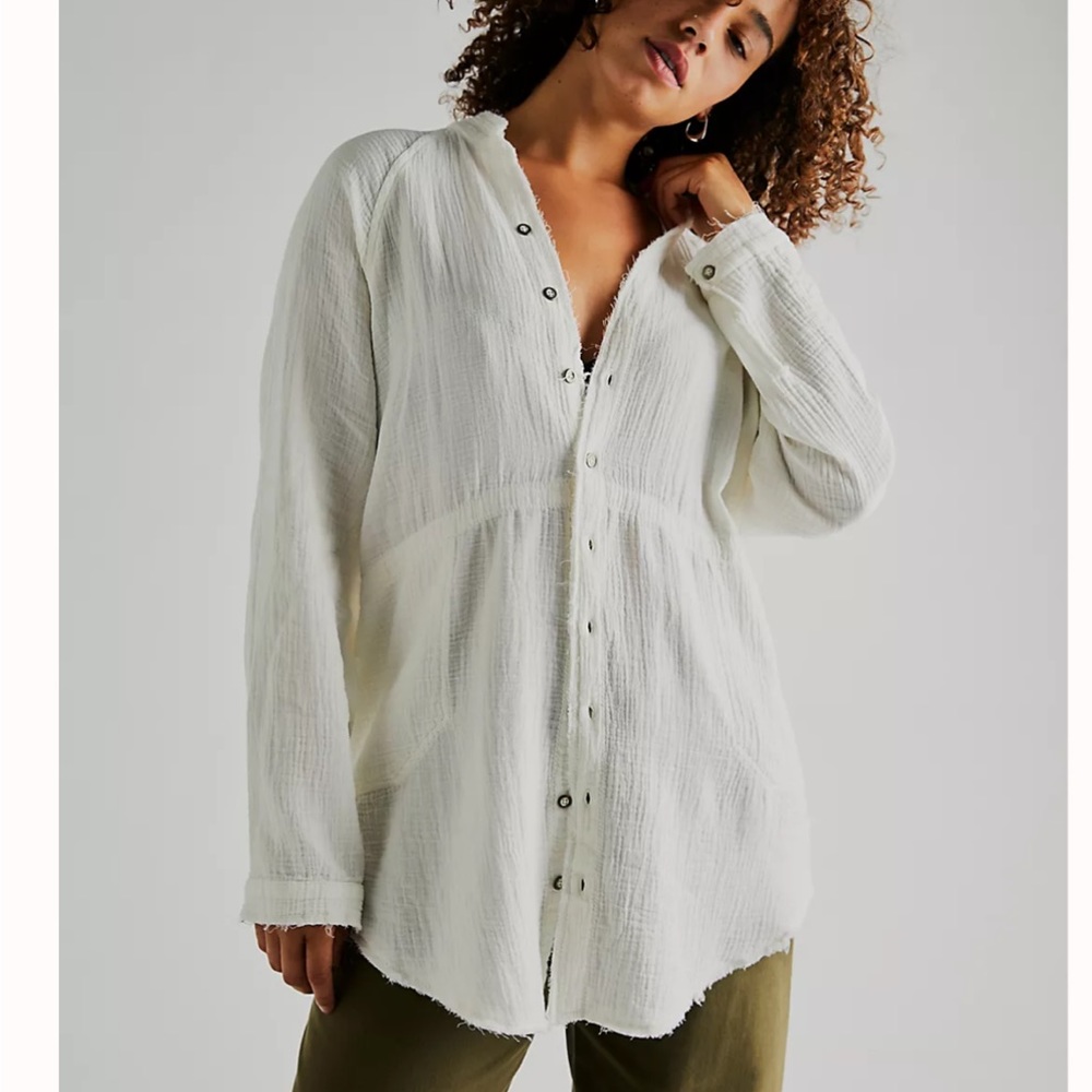 We the Free Summer Daydream Buttondown